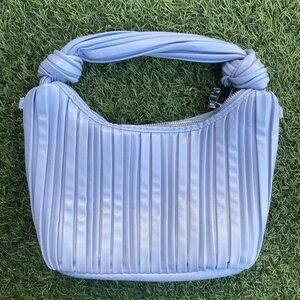 URBAN EXPRESSIONS VEGAN faux‎ leather blue shoulder and crossbody